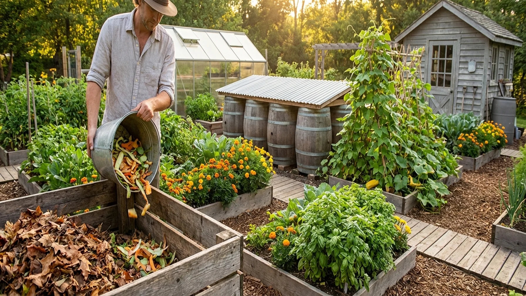 Nix Waste Gardening technique for Sustainable Living